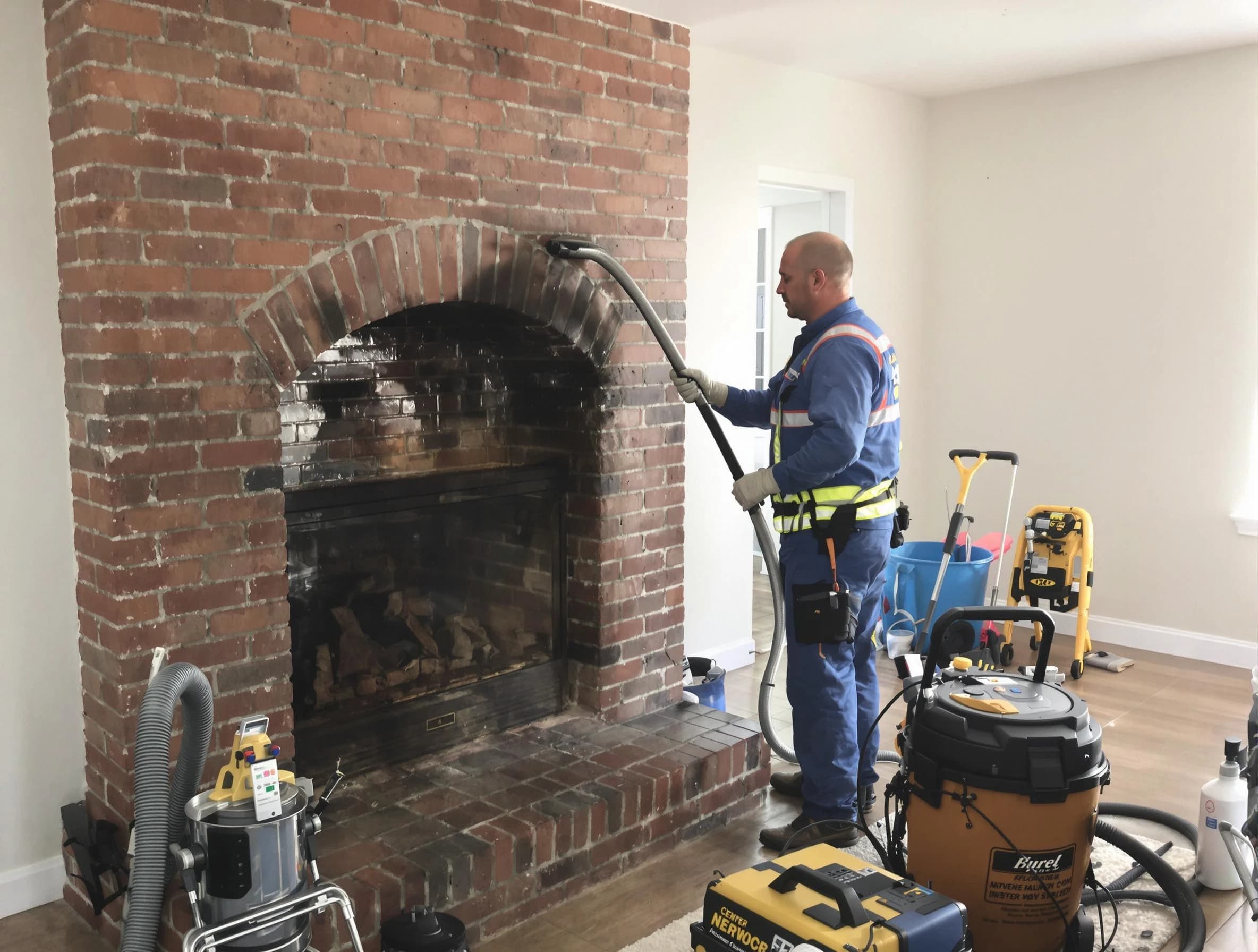 Lithia Springs Chimney Sweep expert performing detailed chimney sweep in Lithia Springs, GA