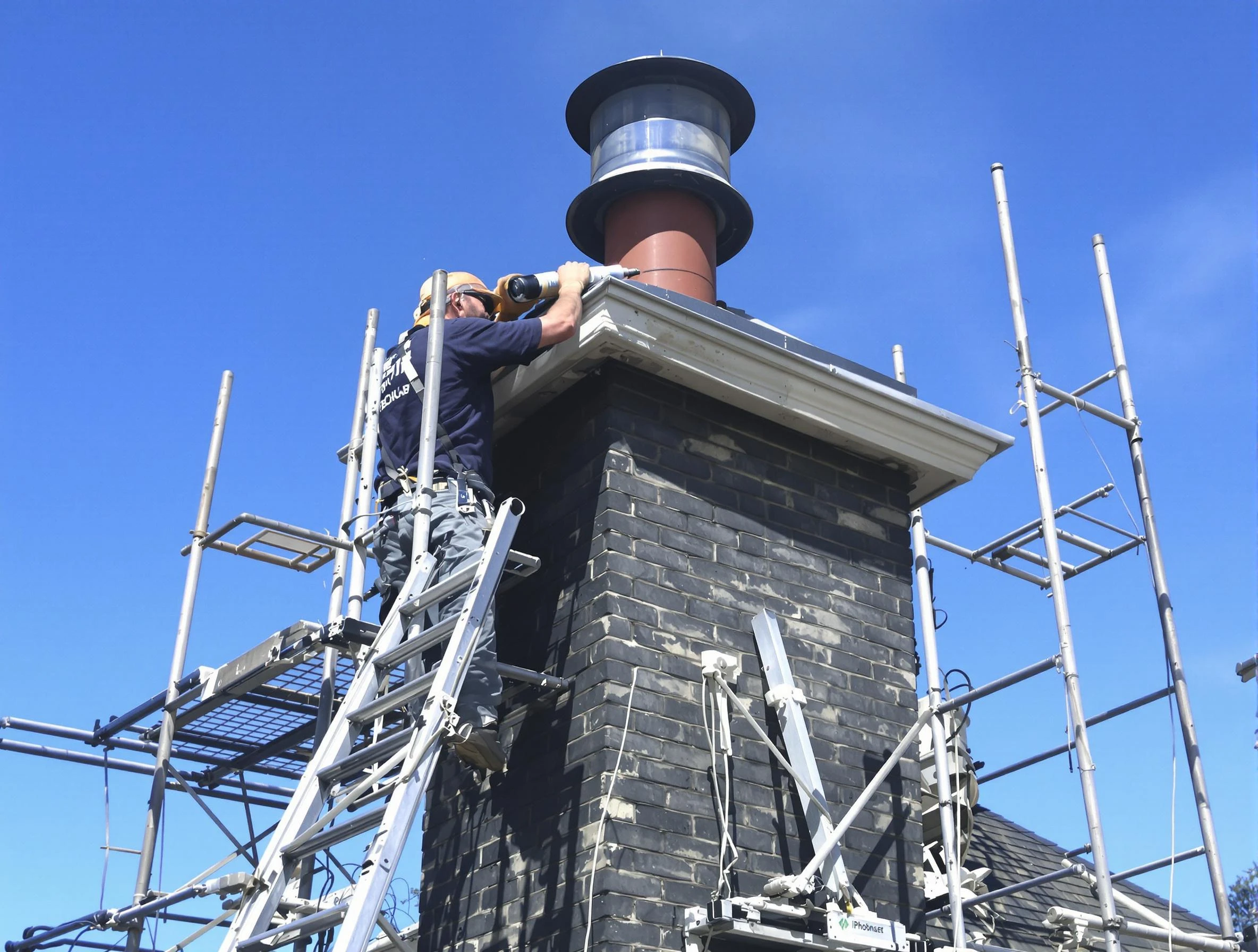 Sturdy chimney crown finished by Lithia Springs Chimney Sweep in Lithia Springs, GA